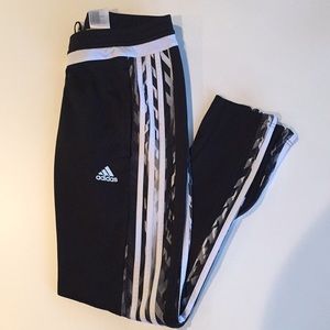 Size small unique black adidas pants